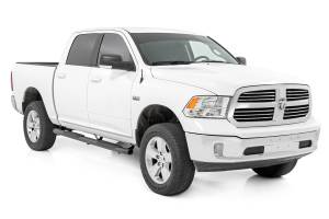 Rough Country - Oval Nerf Step Crew Cab Black Ram 1500/2500/3500 2WD/4WD (2010-2025 & Classic) Rough Country - Image 2