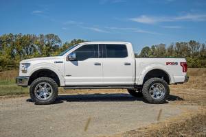 Rough Country - Oval Nerf Step Crew Cab Black Ford F-150/Lightning/F-250/F-350/Raptor (15-26) Rough Country - Image 3