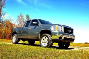 Rough Country - 3 Inch Lift Kit Lift Knuckle Silverado/Sierra 1500 2WD (07-13) Rough Country - Image 2