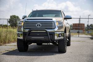 Rough Country - LED Light Kit Hood Bulge 40 Inch White/Amber Strip Toyota Tundra (14-21) Rough Country - Image 5