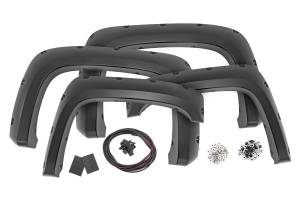 Pocket Fender Flares GBA Black Chevy Silverado 1500/2500HD/3500HD (07-14) Rough Country