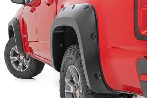 Rough Country - Pocket Fender Flares GAZ Summit White Chevy Colorado 2WD/4WD (2015-2022) Rough Country - Image 1