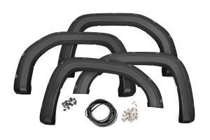 Rough Country - Pocket Fender Flares G9K Satin Steel GMC Sierra 1500 2WD/4WD (2019-2026) Rough Country - Image 1
