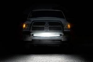 Rough Country - LED Light Kit Bumper Mount 40 Inch Black Dual Row Ram 2500/3500 4WD (11-18) Rough Country - Image 5