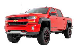 Rough Country - Pocket Fender Flares 6 Foot 7 Inch & 8 Foot Bed GAN Silver Ice Metallic Chevy Silverado 1500 (14-18)/2500HD Rough Country - Image 3
