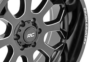 Rough Country - 96 Series Wheel One-Piece Gloss Black 20x10 8x180 -19mm Rough Country - Image 4