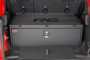 Rough Country - Jeep Metal Storage Box w/Slide Out Lockable Drawer 18-21 Jeep Wrangler JL Rough Country - Image 2