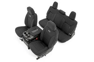 Rough Country - Seat Covers FR 40/40/20 & RR Back Storage Chevy/GMC Sierra 1500 (19-26)/Silverado 1500 (19-26) Rough Country - Image 1