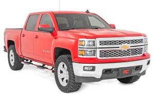 Rough Country - Oval Nerf Steps Stainless Crew Cab DEF Tank Silverado/Sierra 1500/2500HD/3500HD (07-19 & Classic) Rough Country - Image 3