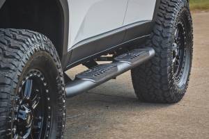 Rough Country - Oval Nerf Steps Black Toyota Land Cruiser 4WD (2024-2026) Rough Country - Image 4