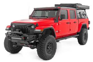 Rough Country - Oval Nerf Steps Black Jeep Gladiator JT 4WD (2020-2025) Rough Country - Image 4