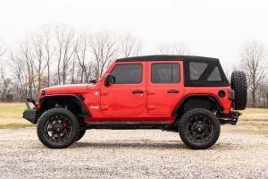 Rough Country - Oval Nerf Steps 4 Door Black Jeep Wrangler Unlimited 4WD (2018-2026) Rough Country - Image 6