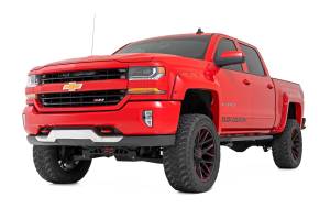Rough Country - OV2 Running Boards Side Step Bars Crew Cab Silverado/Sierra 1500/2500HD/3500HD (07-19 & Classic) Rough Country - Image 2