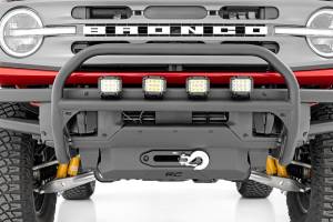 Rough Country - Nudge Bar 4 Inch Round Led (x4) OE Modular Steel Ford Bronco 4WD (21-25) Rough Country - Image 3