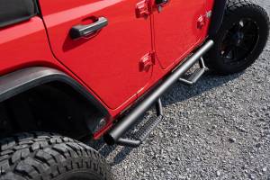 Rough Country - Nerf Steps Wheel to Wheel 4 Door Jeep Wrangler Unlimited 2WD/4WD (07-18) Rough Country - Image 6