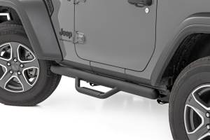 Rough Country - Nerf Steps Full Length 2 Door Jeep Wrangler JL 4WD (2018-2026) Rough Country - Image 1