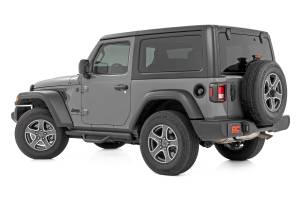 Rough Country - Nerf Steps Full Length 2 Door Jeep Wrangler JL 4WD (2018-2026) Rough Country - Image 2