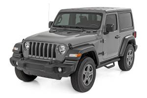 Rough Country - Nerf Steps Full Length 2 Door Jeep Wrangler JL 4WD (2018-2026) Rough Country - Image 4