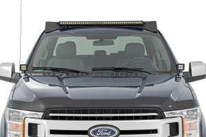 Rough Country - LED Light Kit Ditch 2 Inch Black Pair Amber DRL Ford F-150 (15-26)/F-150 Lightning (22-26) Rough Country - Image 5