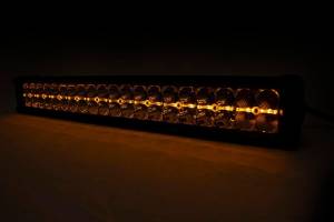 Rough Country - 20 Inch Chrome Series LED Light Bar Dual Row Amber DRL Rough Country - Image 3