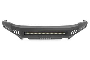 Front High Clearance Bumper Black LEDs Chevy Silverado 1500 2WD/4WD (07-13) Rough Country