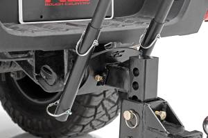 Rough Country - Flag Pole Holder Dual 2 Inch Hitch w/ Flag Poles Rough Country - Image 3