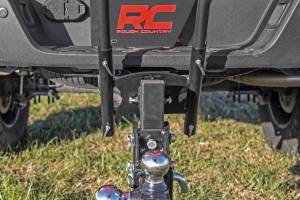 Rough Country - Flag Pole Holder Dual 2 Inch Hitch w/ Flag Poles Rough Country - Image 6