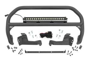 Nudge Bar 20 Inch Black DRL Single Row LED Ford Bronco Sport 4WD (21-24) Rough Country