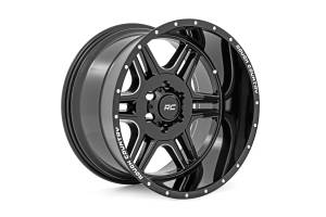 Rough Country - 92 Series Wheel Machined One-Piece Gloss Black 22x12 8x180 -44mm Rough Country - Image 1