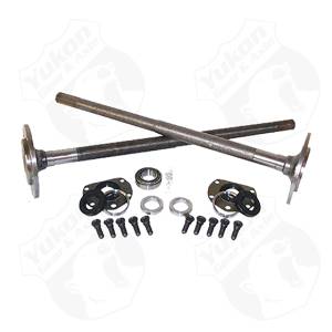 One piece, long axles for '82-'86 Model 20 CJ7 & CJ8 with bearings and 29 splines, kit.