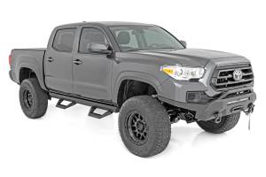 Rough Country - SRX2 Adj Aluminum Step Double Cab Toyota Tacoma 2WD/4WD (2005-2023) Rough Country - Image 2