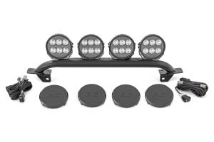 Rough Country - Light Bar Mount 6.5 Inch Round LED (Quad) OE Modular Steel Ford Bronco (21-25) Rough Country - Image 5