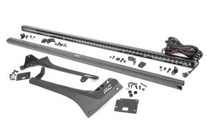 Rough Country - LED Light Kit Windshield 50 Inch Spectrum Single Row Jeep Gladiator JT/Wrangler JL (18-26) Rough Country - Image 1
