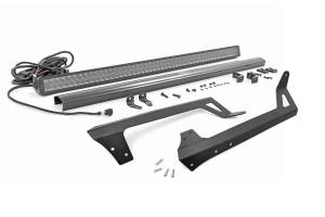 Rough Country - LED Light Kit Windshield 50 Inch Spectrum Dual Row Jeep Wrangler JK/Wrangler Unlimited (07-18) Rough Country - Image 1