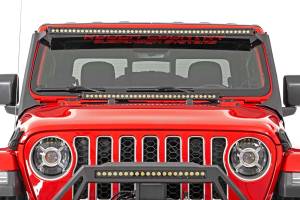 Rough Country - LED Light Kit Windshield 50 Inch Spectrum Dual Row Jeep Gladiator JT/Wrangler JL (18-26) Rough Country - Image 6