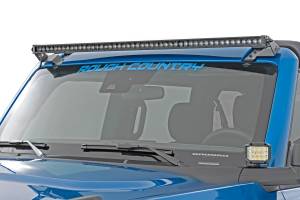 Rough Country - LED Light Kit Upper Windshield 50 Inch Spectrum Single Row Ford Bronco (21-25) Rough Country - Image 2