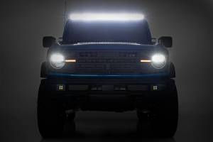 Rough Country - LED Light Kit Upper Windshield 50 Inch Spectrum Single Row Ford Bronco (21-25) Rough Country - Image 6