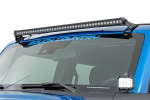Rough Country - LED Light Kit Upper Windshield 40 Inch Spectrum Single Row Ford Bronco (21-25) Rough Country - Image 2