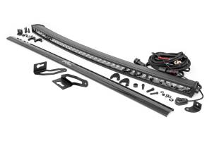 Rough Country - LED Light Kit Roof Mount 40 Inch Black Single Row Jeep Cherokee KL (14-23) Rough Country - Image 5