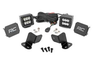 Rough Country - LED Light Kit Rear Mount 2 Inch Black Pair Segway 570 F Rough Country - Image 1
