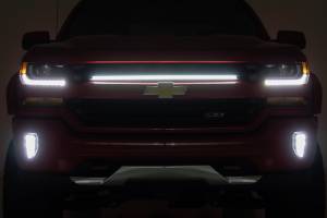 Rough Country - LED Light Kit Grille Mount 30 Inch DRL Chevy Silverado 1500 (16-18) Rough Country - Image 2