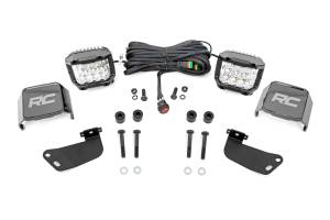 Rough Country - LED Light Kit Front Mount 3 Inch Chrome Pair Wide Angle Segway 570 F Rough Country - Image 1