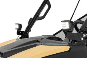Rough Country - LED Light Kit Front Mount 2 Inch Black Pair Amber DRL Segway 570 F Rough Country - Image 3
