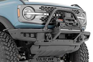 Rough Country - LED Light Kit Fog Mount Triple 2 Inch Black Pair White DRL Ford Bronco (21-25) Rough Country - Image 3