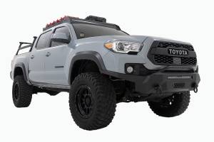 Rough Country - LED Light Kit Ditch Mount Black Series Round 3.5 Inch Amber DRL Toyota Tacoma (16-23) Rough Country - Image 3