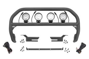 Nudge Bar 4 Inch Round Led (x4) Ford Bronco 4WD (2021-2025) Rough Country