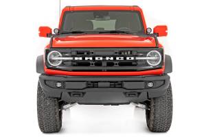 Rough Country - LED Light Kit Ditch Mount 3.5 Inch Black Round Pair Amber DRL Ford Bronco (21-25) Rough Country - Image 3