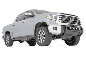 Rough Country - Oval Nerf Step Crew Cab Black Toyota Tundra 2WD/4WD (2007-2021) Rough Country - Image 2