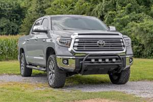Rough Country - Oval Nerf Step Crew Cab Black Toyota Tundra 2WD/4WD (2007-2021) Rough Country - Image 5