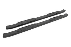 Rough Country - Oval Nerf Step Double Cab Black Toyota Tacoma 2WD/4WD (2005-2023) Rough Country - Image 3